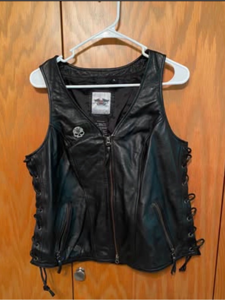 Harley-Davidson Women's Avenue Lace-Up Leather Vest